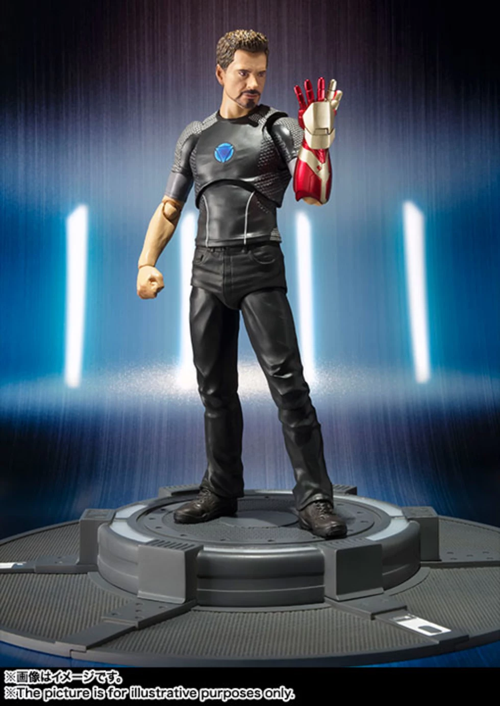 Marvel's The Avengers Iron Man Tony Stark SHF 17cm Action Figure Figuren In Box